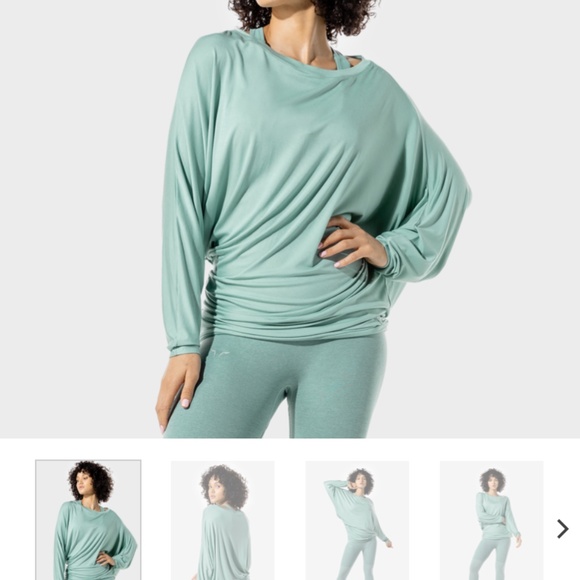 Side draft top yoga or gym - Picture 1 of 6